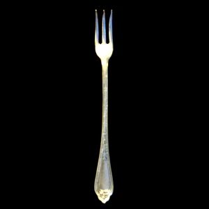 Vtg Cocktail/Seafood/Olive ForkSSL2 (SILVERPLATE)by SUPERIOR Extra Plate